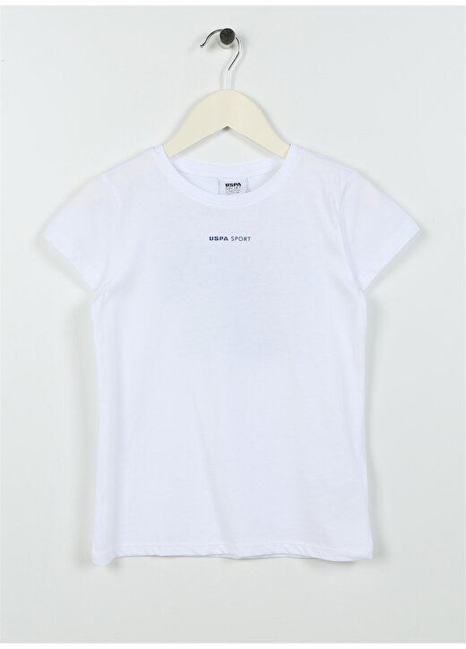 U.S. Polo Assn. Baskılı Beyaz Erkek Çocuk T-Shirt BANCAYKIDS 1