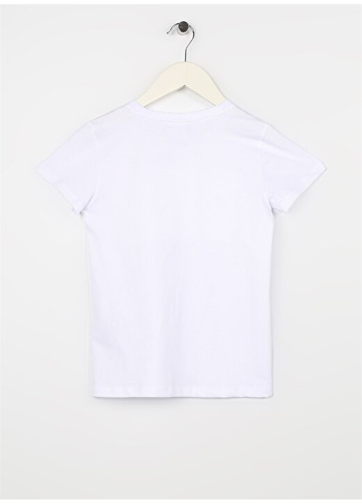 U.S. Polo Assn. Düz Beyaz Erkek Çocuk T-Shirt FERASKIDS 2