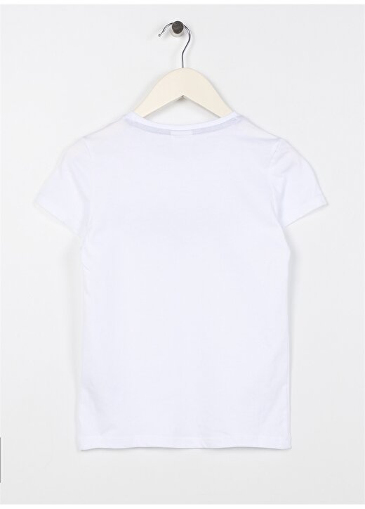 U.S. Polo Assn. Baskılı Beyaz Erkek Çocuk T-Shirt RAINIY023 2