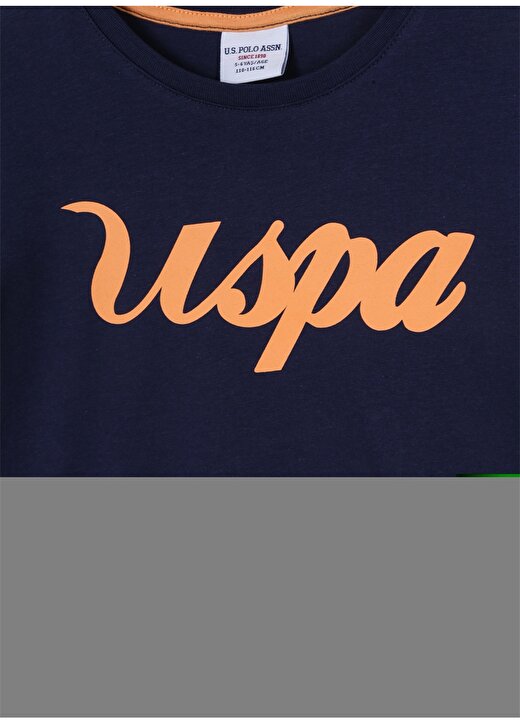 U.S. Polo Assn. Baskılı Lacivert Erkek Çocuk T-Shirt RAINIY023 3