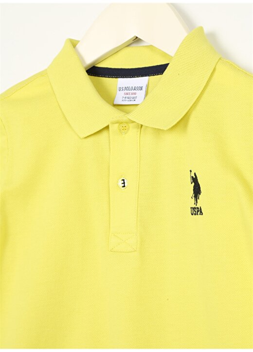 U.S. Polo Assn. Yeşil Erkek Çocuk Polo Yaka Kısa Kollu Düz Polo T-Shirt TP01IY023 3