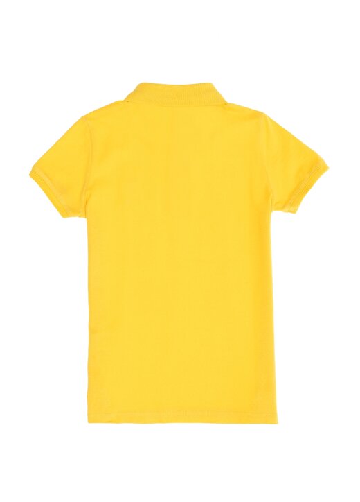 U.S. Polo Assn. Sarı Erkek Çocuk Polo Yaka Kısa Kollu Düz Polo T-Shirt TP01IY023 2