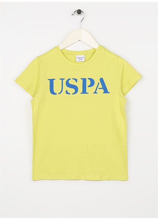 U.S. Polo Assn. Baskılı Açık Yeşil Erkek Çocuk T-Shirt GEARTKIDSIY023 1