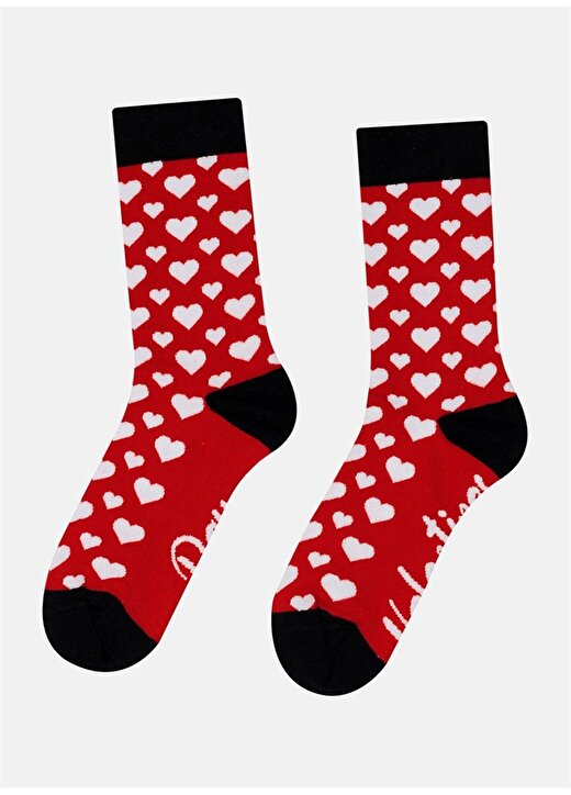 Cozzy Socks Sevgililer Günü Kalpli 3'Lü Kutulu Çorap 4