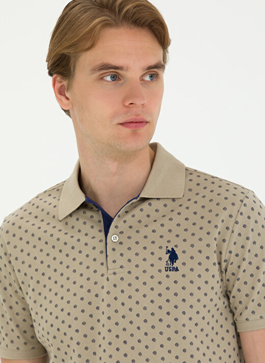 U.S. Polo Assn. Polo Yaka Haki Erkek T-Shirt OTAVAIY023 2