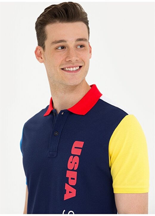 U.S. Polo Assn. Lacivert Erkek Polo T-Shirt P-MIDAR 3