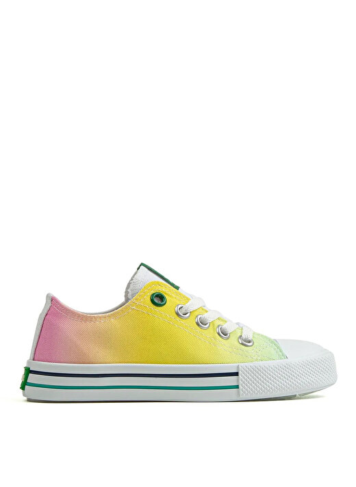 Benetton Sarı Kız Çocuk Sneaker BN-30188      1