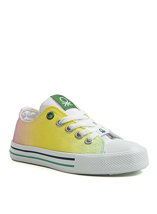 Benetton Sarı Kız Çocuk Sneaker BN-30188      2