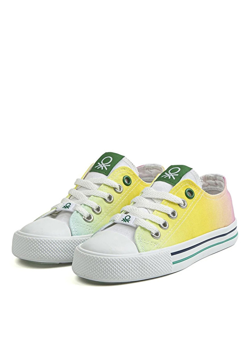 Benetton Sarı Kız Çocuk Sneaker BN-30188      3