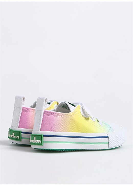 Benetton Sarı Kız Çocuk Sneaker BN-30659 3