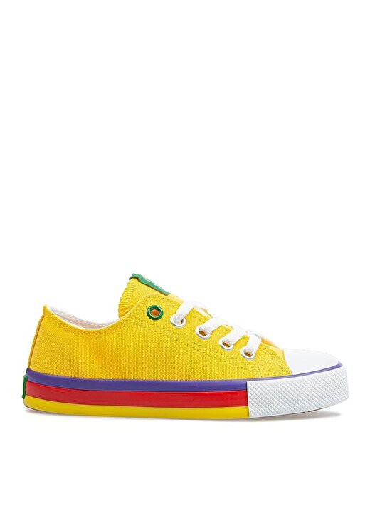 Benetton Sarı Kız Çocuk Sneaker BN-30175 1