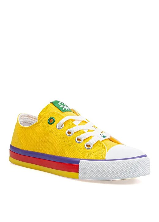 Benetton Sarı Kız Çocuk Sneaker BN-30175 2
