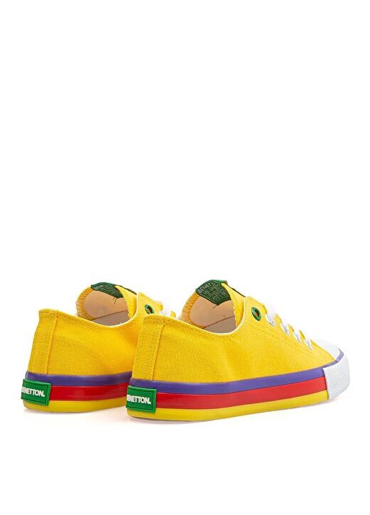 Benetton Sarı Kız Çocuk Sneaker BN-30175 4