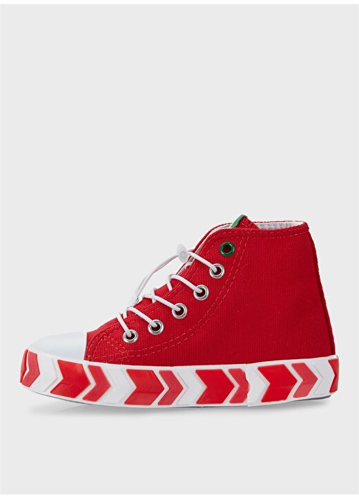 Benetton Kırmızı Kız Çocuk Sneaker BN-30647 2