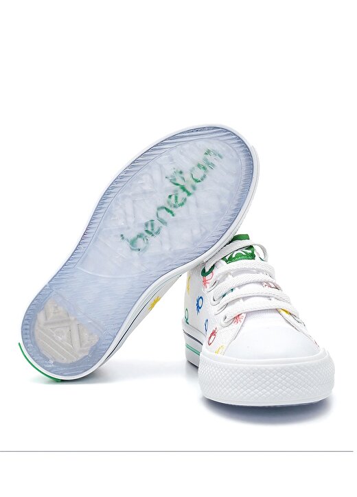 Benetton Beyaz Kız Çocuk Sneaker BN-30660 3