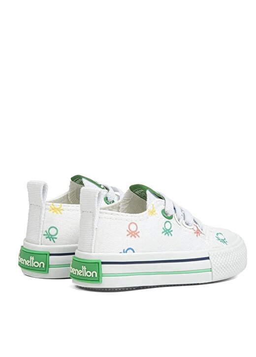 Benetton Beyaz Kız Çocuk Sneaker BN-30661 3