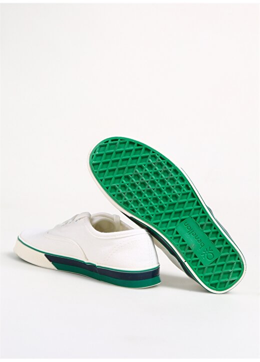 Benetton Beyaz - Yeşil Erkek Çocuk Sneaker BN-30957 4