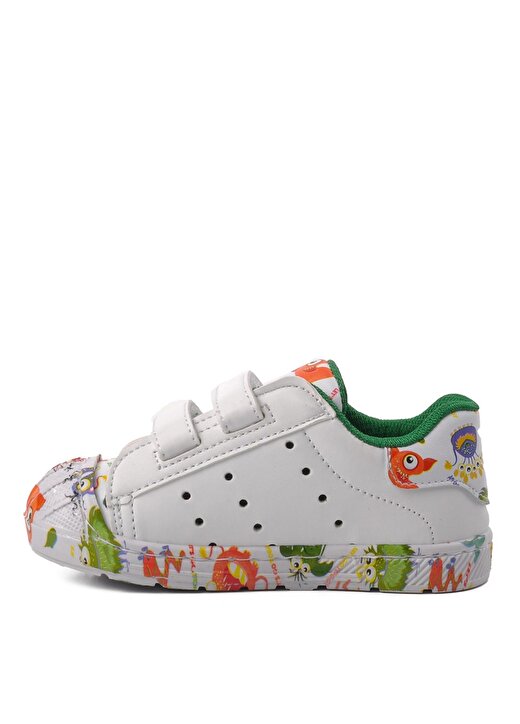 Benetton Beyaz - Yeşil Erkek Çocuk Sneaker BN-30965 2
