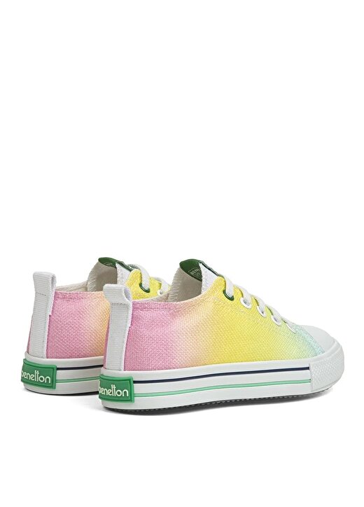 Benetton Sarı Kız Çocuk Sneaker BN-30658 3