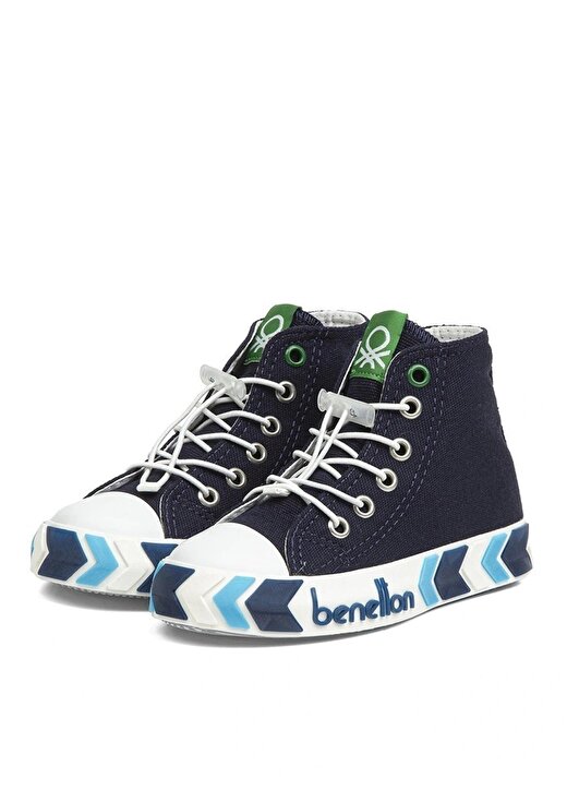 Benetton Koyu Lacivert Erkek Çocuk Sneaker BN-30647 4