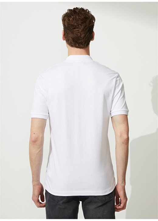 Network Polo Yaka Beyaz Erkek T-Shirt 1087295 4