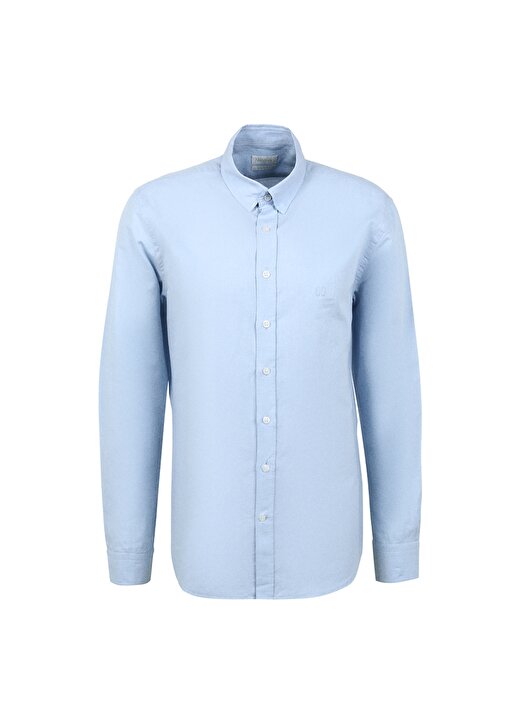 Network Slim Fit Klasik Yaka Açık Mavi Erkek Gömlek 1087359 1