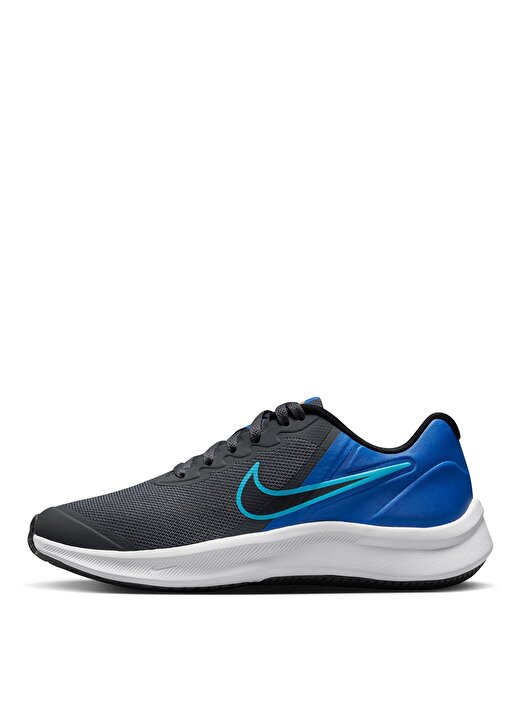 Nike Siyah - Mavi Erkek Çocuk Yürüyüş Ayakkabısı DA2776-012 NIKE STAR RUNNER 3 (GS) 1