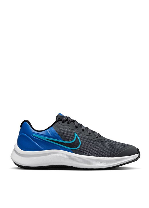 Nike Siyah - Mavi Erkek Çocuk Yürüyüş Ayakkabısı DA2776-012 NIKE STAR RUNNER 3 (GS) 2