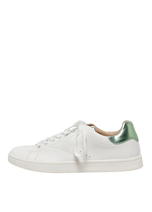 Only Beyaz - Yeşil Kadın Sneaker 15288082 1