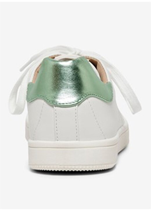 Only Beyaz - Yeşil Kadın Sneaker 15288082 3