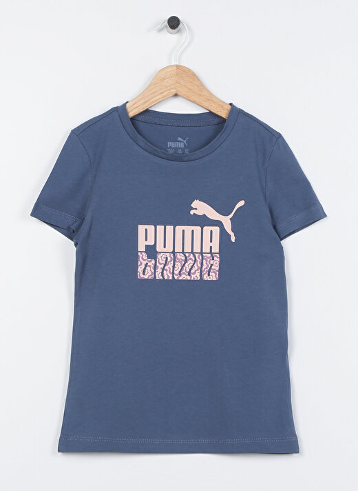 Puma Düz Lacivert Kız Çocuk T-Shirt 68021301 Girl s TEE 1