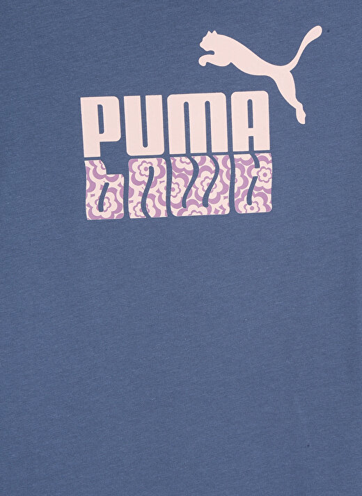 Puma Düz Lacivert Kız Çocuk T-Shirt 68021301 Girl s TEE 3
