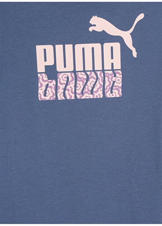 Puma Düz Lacivert Kız Çocuk T-Shirt 68021301 Girl S TEE 3