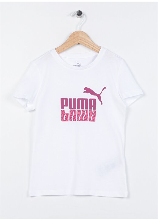 Puma Düz Beyaz Kız Çocuk T-Shirt 68021303 Girl S TEE 1