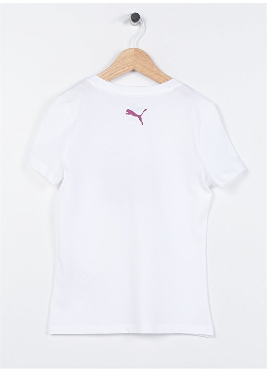 Puma Düz Beyaz Kız Çocuk T-Shirt 68021303 Girl S TEE 2