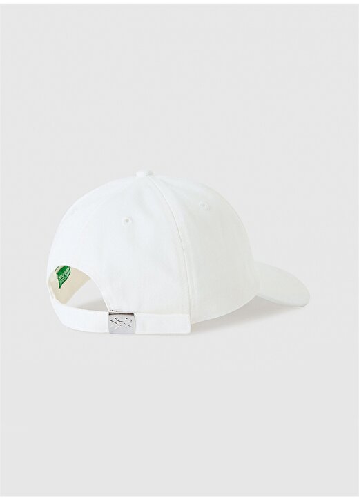 Benetton Beyaz Erkek Çocuk Şapka 6G0QCA01C 2