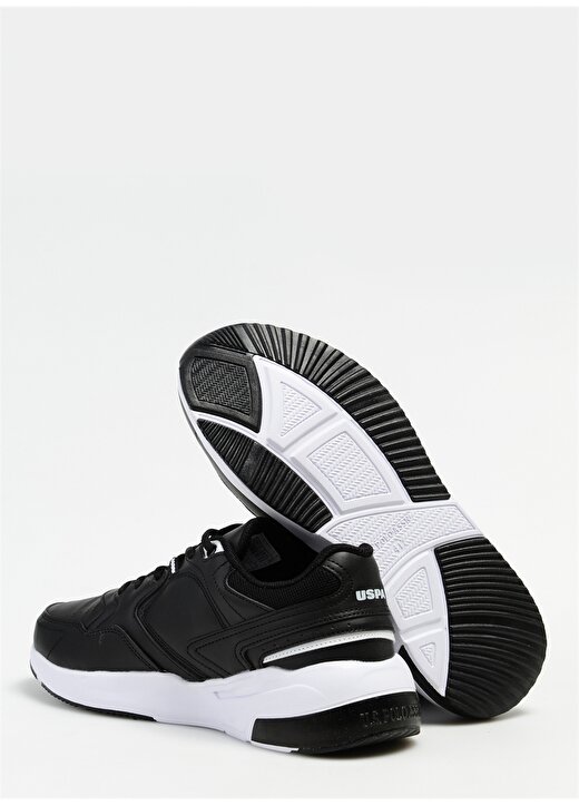 U.S. Polo Assn. Siyah Erkek Sneaker POKER 3FX 4