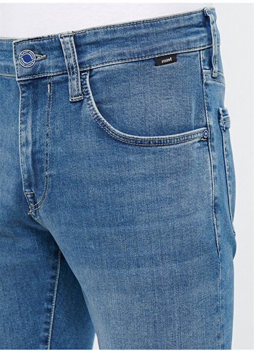 Mavi Normal Bel Skinny Fit Erkek Denim Pantolon M0042483808_JAMES Dusty Vintage Pre 4