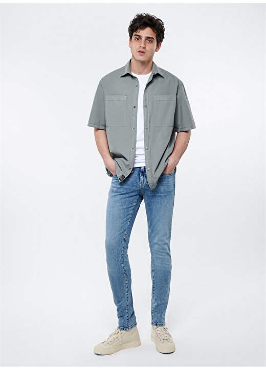 Mavi Normal Bel Skinny Fit Erkek Denim Pantolon M0042483788_JAMES Vintage Lt Shaded 1