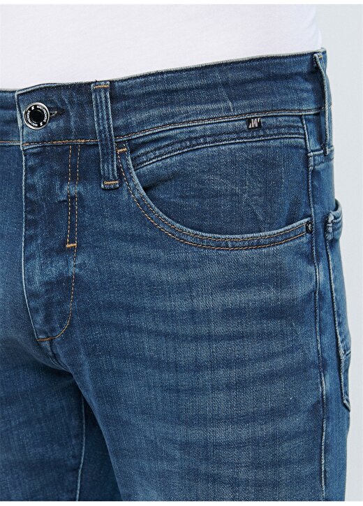 Mavi Normal Bel Skinny Fit Erkek Denim Pantolon M0042484121_JAMES Authentic Dark Bl 4