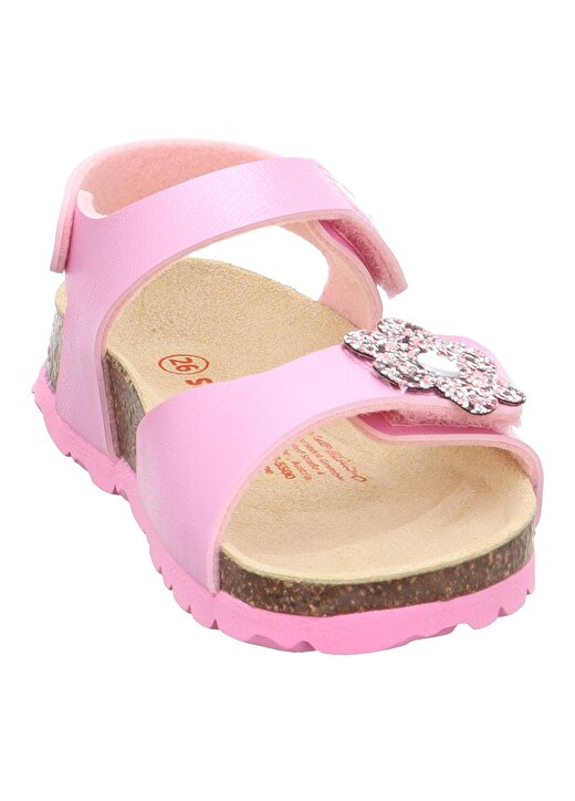 Superfit Koyu Pembe Kız Bebek Sandalet BIOS 1-000118-5500-1 3