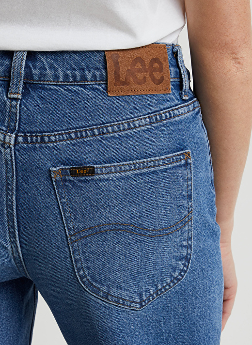 Lee L34QHGC05 Kadın Normal Bel Straight Fit Denim Pantolon  4