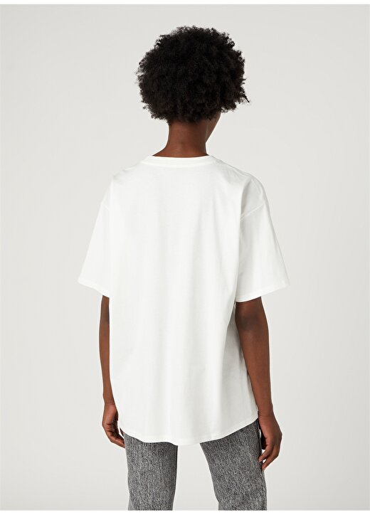Wrangler Klasik Yaka Beyaz Kadın T-Shirt W7R3EEW04 4