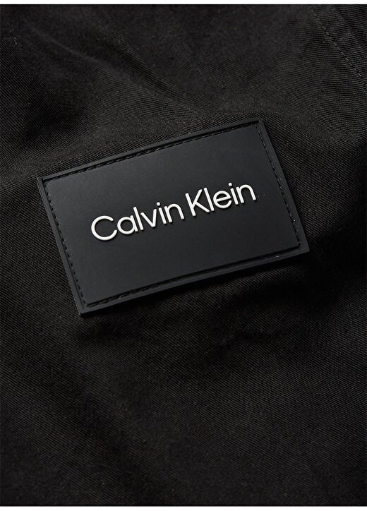 Calvin Klein Düğmeli Yaka Siyah Erkek Gömlek K10K109920BEH 3