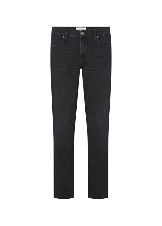 Calvin Klein Normal Bel Normal Paça Slim Fit Siyah Erkek Denim Pantolon K10K1114291A4 1