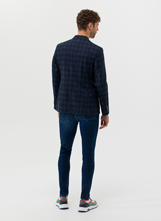 Pierre Cardin Normal Bel Normal Paça Slim Fit Lacivert Erkek Denim Pantolon BADELA 4