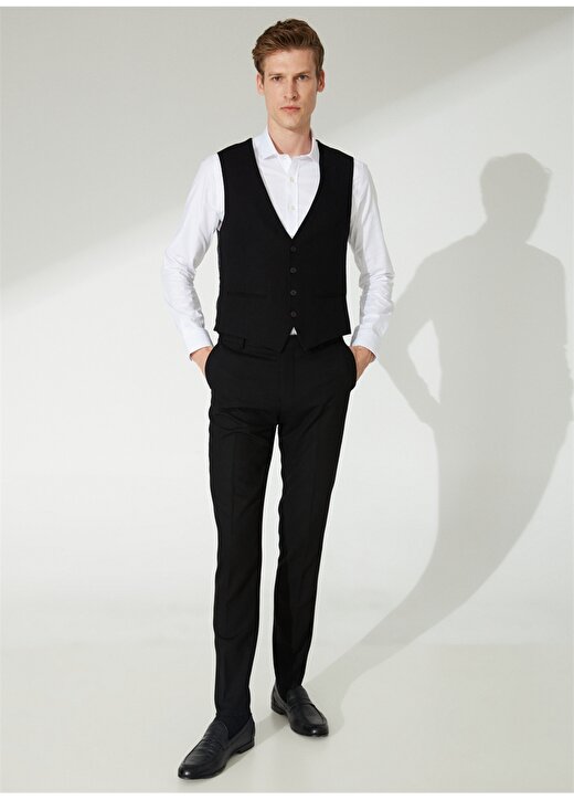 Pierre Cardin Normal Bel Slim Fit Siyah Erkek Takım Elbise E19336/EXYT 3