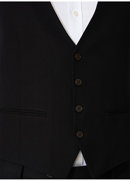 Pierre Cardin Normal Bel Slim Fit Siyah Erkek Takım Elbise E19336/EXYT 4