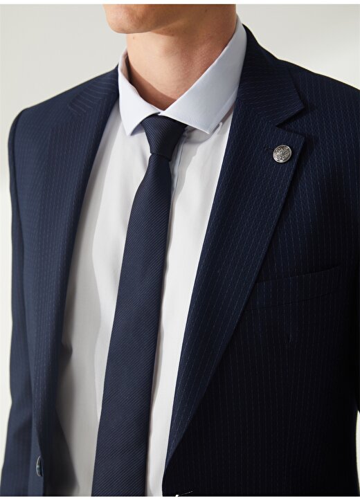 Pierre Cardin Normal Bel Slim Fit Lacivert Erkek Takım Elbise E19332/EXT 4