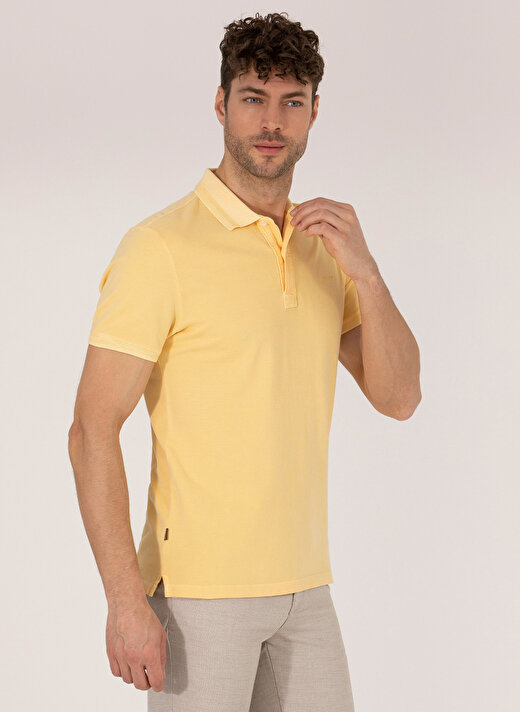 Pierre Cardin Açık Sarı Erkek Polo T-Shirt JUSTIN 1